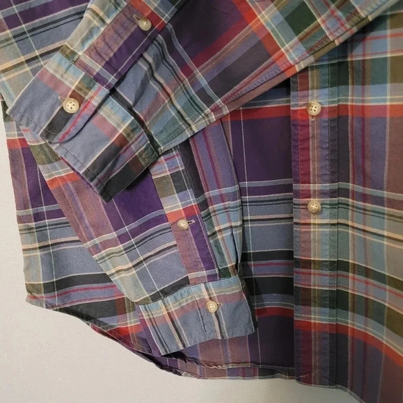 POLO RALPH LAUREN 2 men's long sleeve button-down preppy collegiate shirts, L - Picture 8 of 15